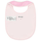 طقم هدية أفرول بنات بالشعار باللون الوردى, 2, hi-res